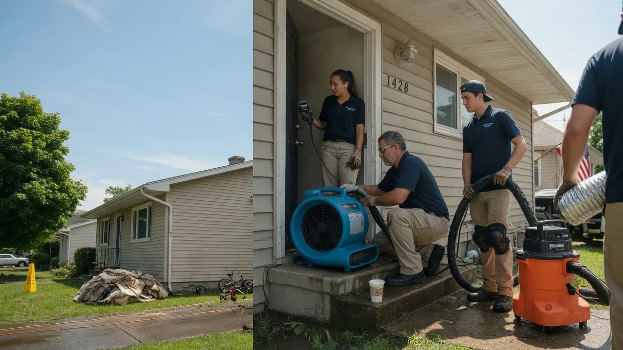 Water Damage Restoration in Templeton, IN near me